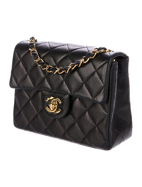 vintage chanel big square with zipper best|Chanel flap style.